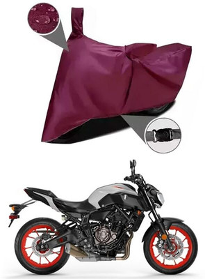KEDIT Two Wheeler Cover for Yamaha(MT 07, Maroon)