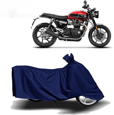 Matchup Waterproof Two Wheeler Cover for Triumph(Speed Twin, Blue)
