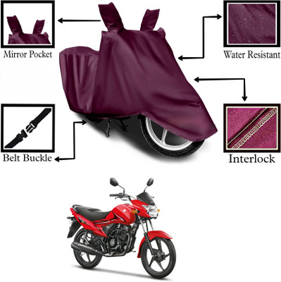 DeepShakshi AUTOMOTIVE Two Wheeler Cover for Suzuki(Hayate EP, Maroon)
