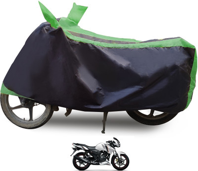 Euro Care Waterproof Two Wheeler Cover for TVS(Apache RTR 160, Green)