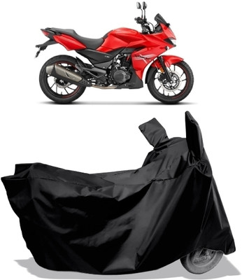Amexride Two Wheeler Cover for Hero(MotoCorp Xtreme 200S, Black)