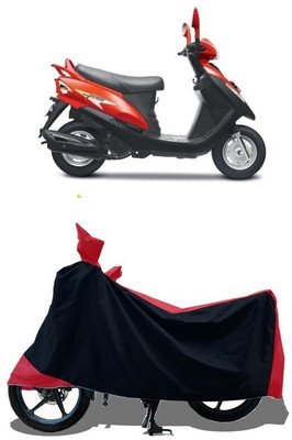 AASHTIK MART Two Wheeler Cover for Mahindra(Flyte, Red)