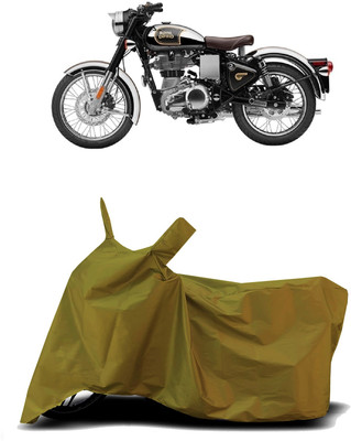 VESMEI Two Wheeler Cover for Royal Enfield(Classic Gunmetal, Blue)