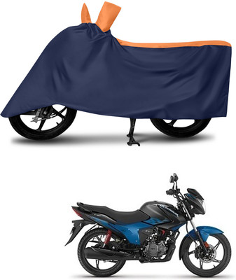 DeepShakshi AUTOMOTIVE Waterproof Two Wheeler Cover for Hero(Glamour, Multicolor)