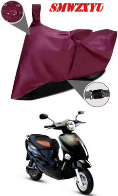 smwzxyu Waterproof Two Wheeler Cover for Hero(Electric Photon, Maroon)