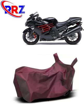 RRZ Waterproof Two Wheeler Cover for Kawasaki(Ninja ZX-14R, Maroon)