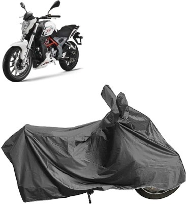 DIGGU Two Wheeler Cover for DSK Benelli(TNT 25, Grey)