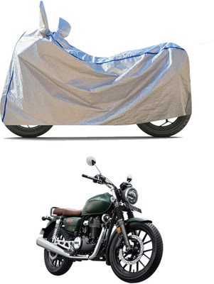 PAGORA Waterproof Two Wheeler Cover for Honda(Hness CB350, Silver)