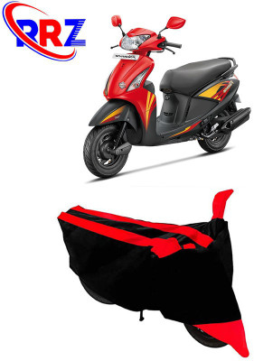 AutoGalaxy Waterproof Two Wheeler Cover for Hero(Pleasure, Black, Red)
