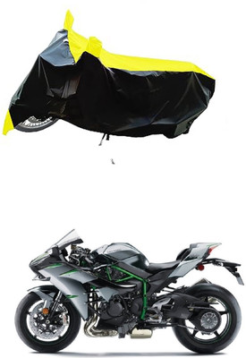 VESMEI Two Wheeler Cover for Kawasaki(Ninja H2 SX BS6, Yellow)