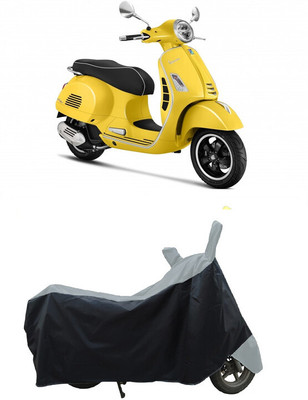 Coxtor Waterproof Two Wheeler Cover for Vespa(GTS 300, Grey)