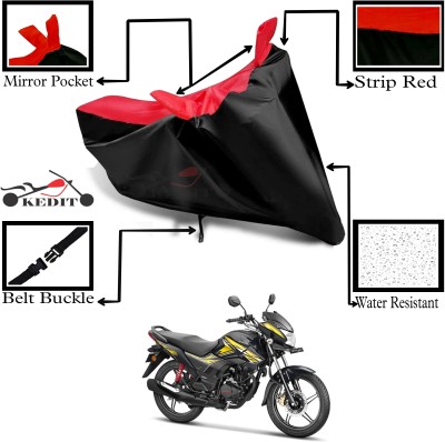 KEDIT Two Wheeler Cover for Honda(SP 125, Red, Black)