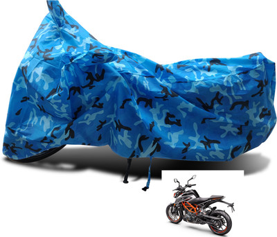 Euro Care Waterproof Two Wheeler Cover for KTM(250 Duke, Blue)
