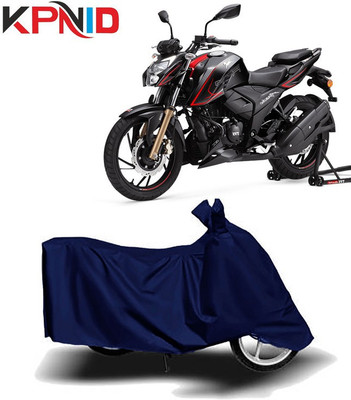 KPIND Waterproof Two Wheeler Cover for TVS(Apache RTR 200 4V, Blue)