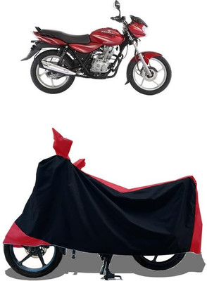 AASHTIK MART Two Wheeler Cover for Bajaj(Discover 125 DTS-i, Red)