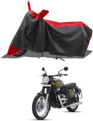 PAGORA Waterproof Two Wheeler Cover for JAWA(Forty Two, Red, Black)