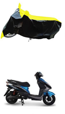 VESMEI Two Wheeler Cover for Ampere(REO BS6, Yellow)