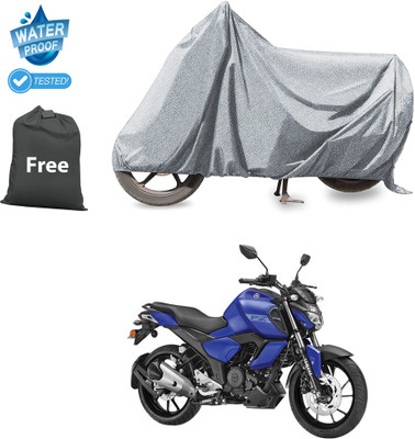 CODOKI Waterproof Two Wheeler Cover for Yamaha(FZ-X, Silver)