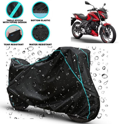 kerwa Waterproof Two Wheeler Cover for Bajaj(Pulsar 150 BS6, Black)