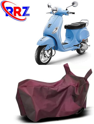 RRZ Waterproof Two Wheeler Cover for Vespa(Vespa VXL 125, Maroon)