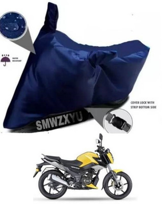 smwzxyu Waterproof Two Wheeler Cover for Universal For Bike, TVS(Raider, Blue)
