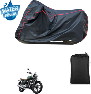 PAGORA Waterproof Two Wheeler Cover for Honda(Hness CB350, Black)
