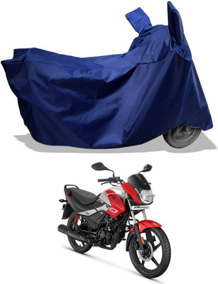 Amexride Two Wheeler Cover for Hero(Passion Pro i3S, Blue)