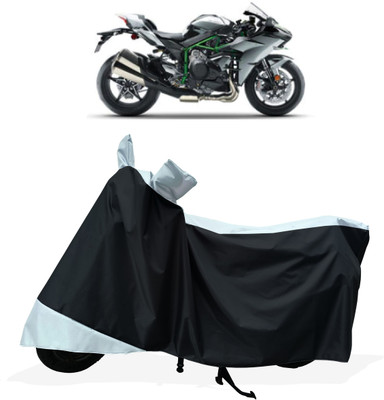 Tricway Two Wheeler Cover for Kawasaki(Ninja H2 BS6, White)
