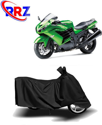 RRZ Waterproof Two Wheeler Cover for Kawasaki(Ninja ZX 14R, Black)