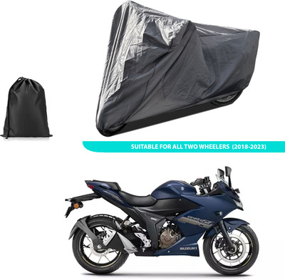 PAGORA Two Wheeler Cover for Suzuki(Gixxer SF, Grey)