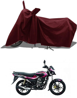 KEDIT Two Wheeler Cover for Bajaj(Platina 110 H-Gear, Maroon)