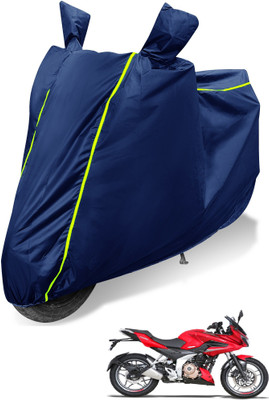 Auto Hub Waterproof Two Wheeler Cover for Bajaj(Pulsar 250, Blue)