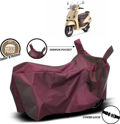 AASHTIK MART Two Wheeler Cover for TVS(Jupiter classic, Maroon)