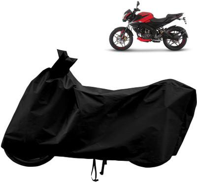 Horseyaart Waterproof Two Wheeler Cover for Bajaj(Pulsar 160 NS DTS-i, Black)