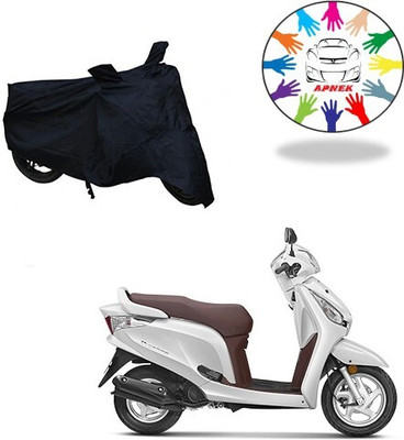 MMSSTAR Waterproof Two Wheeler Cover for Royal Enfield(Electra Delux, Black)