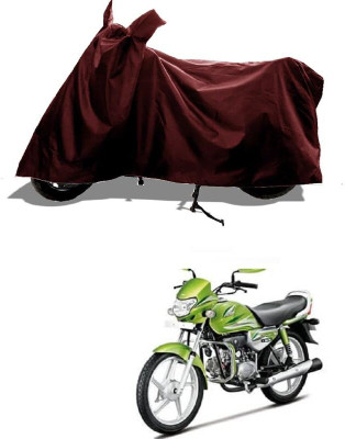 AASHTIK MART Two Wheeler Cover for Hero(HF Deluxe Eco, Maroon)