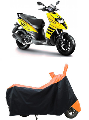 Coxtor Waterproof Two Wheeler Cover for Aprilia(Storm 125, Orange)
