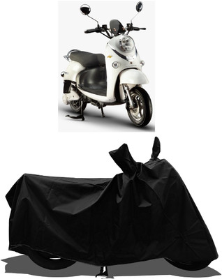 Tricway Waterproof Two Wheeler Cover for Evolet(Polo, Black)