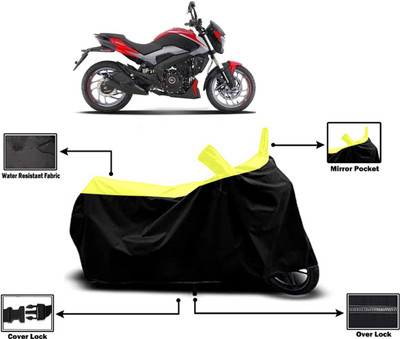 Amexride Two Wheeler Cover for Bajaj(Dominar 250, Yellow)