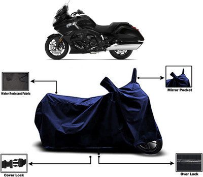 Amexride Two Wheeler Cover for BMW(K 1600, Blue)