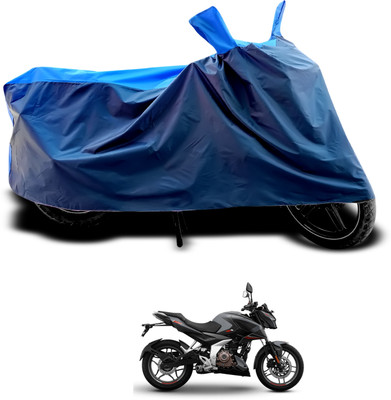 PAGORA Waterproof Two Wheeler Cover for Bajaj(Pulsar 180NS, Black, Blue)
