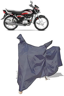 Amexride Two Wheeler Cover for Hero(HF Deluxe BS6, Grey)