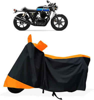 Tricway Two Wheeler Cover for Royal Enfield(Continental GT 650, Orange)