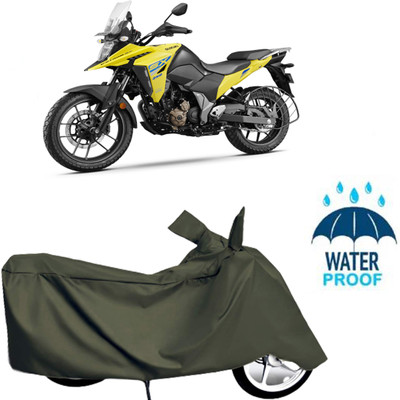 Autoinnovation Waterproof Two Wheeler Cover for Suzuki(Green)