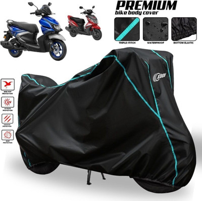 xodi Waterproof Two Wheeler Cover for Yamaha(Ray-ZR 125FI BS6, Black, Blue, Multicolor)