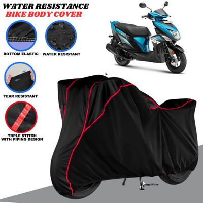 SRP PRODUCT Waterproof Two Wheeler Cover for Yamaha(RayZR 125, Black, Red)