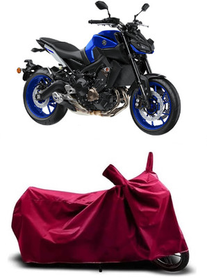 Coxtor Waterproof Two Wheeler Cover for Yamaha(MT-09, Maroon)