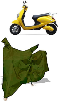 Amexride Two Wheeler Cover for Techo Electra(Emerge BS6, Maroon)