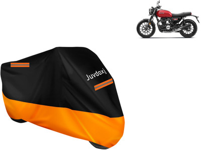 Juvdoxj Waterproof Two Wheeler Cover for Honda(CB350RS, Orange)