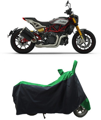 Coxtor Waterproof Two Wheeler Cover for Indian(FTR 1200, Green)